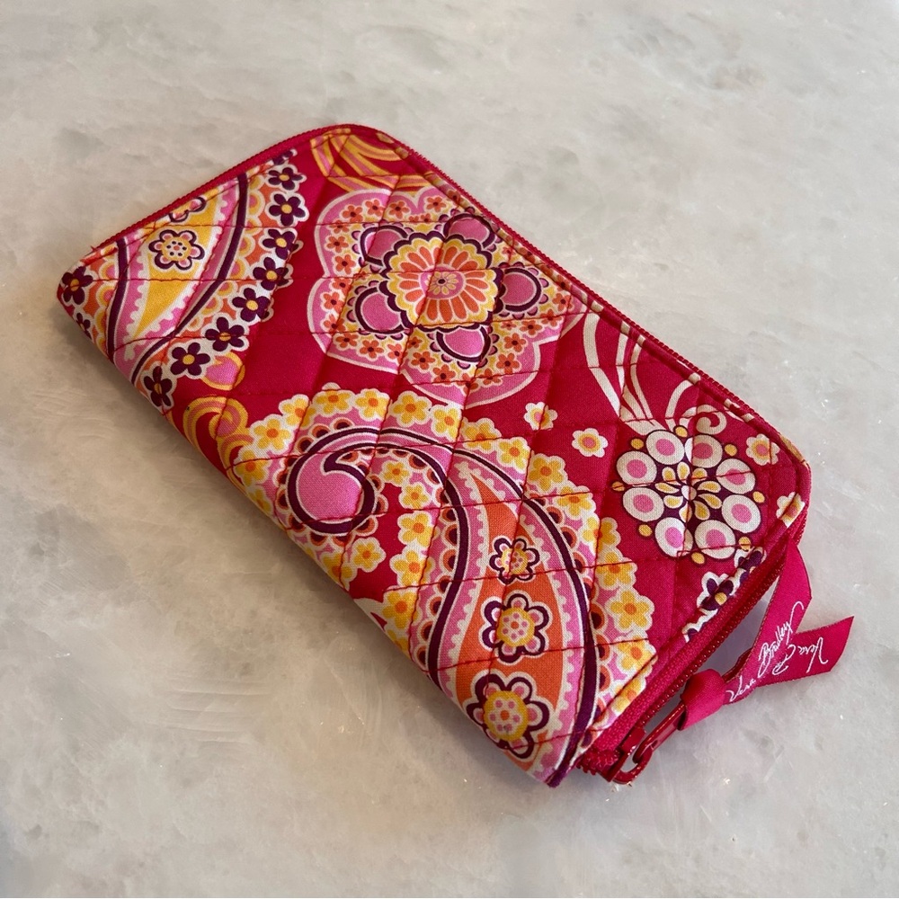 Vera Bradley Raspberry Fizz Wallet
